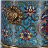 Image 7 : Qing Dynasty Cloisonné Enamel Beast-Eared Bucket Incense Burner
