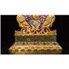 Image 6 : Cloisonné Enamel and Gilt Buddha Shrine Ornament