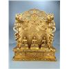 Image 1 : Gilt Bronze Buddha Shrine