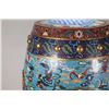 Image 3 : Gilt-Copper Cloisonné “Fu-Shou” Garden Stool