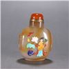 Image 9 : Agate Snuff Bottle with Hardstone Inlay (Figural Scene)