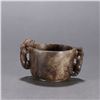 Image 9 : Hetian Jade Cup with Chilong Dragon Handles