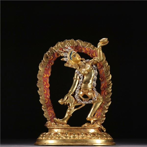Gilt-Bronze Vajrayogini (Dancing Dakini)