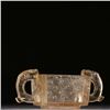 Image 4 : Crystal-Carved Square Cup with Double Dragon Handles