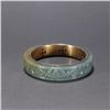 Image 1 : Jadeite Bracelet with Gilded "Fortune at Hand" Motif