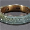 Image 2 : Jadeite Bracelet with Gilded "Fortune at Hand" Motif