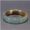 Image 5 : Jadeite Bracelet with Gilded "Fortune at Hand" Motif