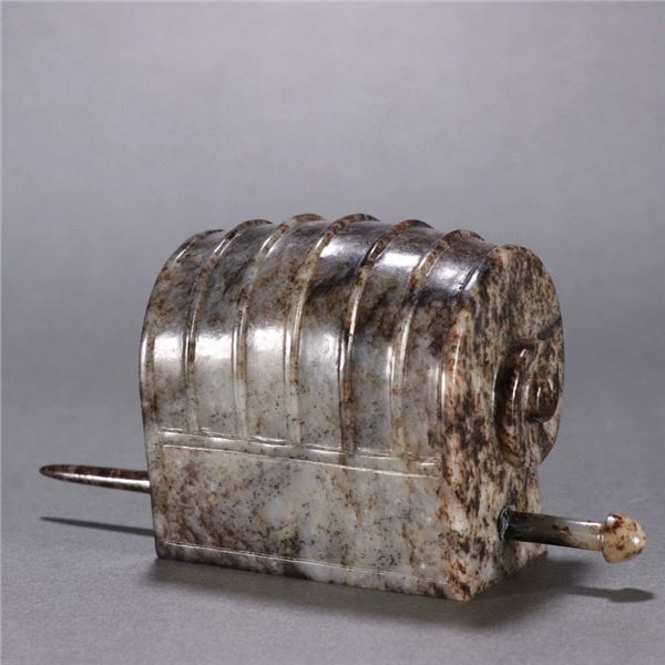 Hetian Jade Hairpin (Tassel Crown)