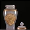 Image 3 : Agate Gilded Reclining Deer Pattern Bottle