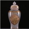 Image 5 : Agate Gilded Reclining Deer Pattern Bottle
