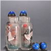 Image 5 : Glass Inside-Painting Crane and Pine Longevity Snuff Bottles