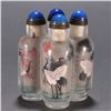 Image 6 : Glass Inside-Painting Crane and Pine Longevity Snuff Bottles