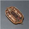 Image 3 : Gilt Silver Filigree & Cloisonné “Fasting” Plaque Pendant