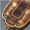 Image 7 : Gilt Silver Filigree & Cloisonné “Fasting” Plaque Pendant