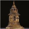 Image 8 : Bronze Gilded Buddhist Stupa
