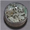 Image 2 : Pure Silver and Jade "Yilu Lian Ke" Incense Box