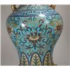 Image 3 : Gilt Bronze Cloisonné Enamel Elephant Ear Wall Vases