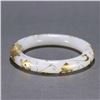 Image 3 : Pure Gold Inlaid Hetian Jade Bangle