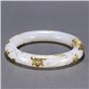 Image 7 : Pure Gold Inlaid Hetian Jade Bangle