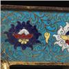 Image 2 : Cloisonné Enamel Incense Burner with Lingzhi and Floral Motifs
