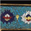 Image 5 : Cloisonné Enamel Incense Burner with Lingzhi and Floral Motifs