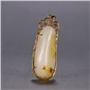 Image 1 : Jade Pendant with Gold Encasing