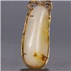 Image 2 : Jade Pendant with Gold Encasing
