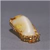 Image 8 : Jade Pendant with Gold Encasing