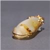 Image 9 : Jade Pendant with Gold Encasing