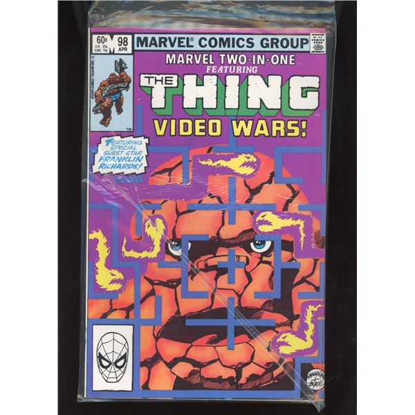 Marvel Two-In-One #98 The Thing Video Wars! Comic Book (Apr 1983)