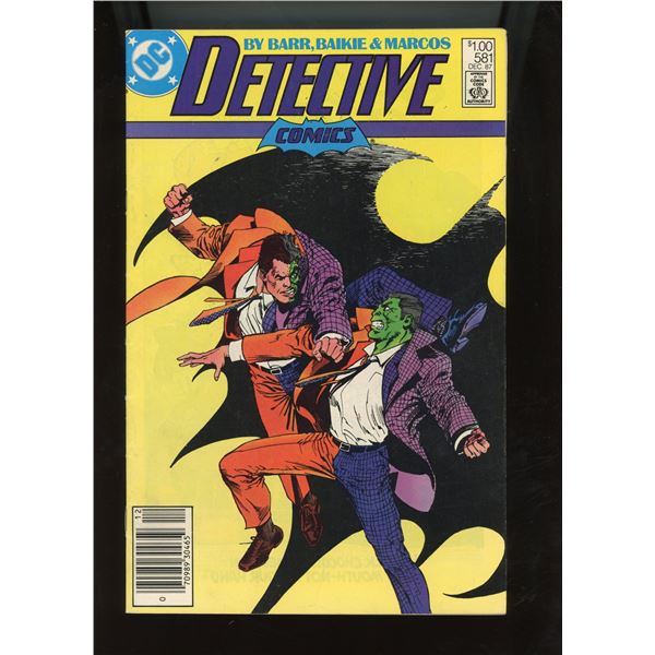 Detective Comics #581 (DC, 1987) Barr, Baikie & Marcos - Two-Face