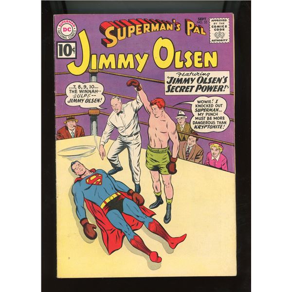 Superman's Pal Jimmy Olsen #55 (DC Comics, Sept 1961) Jimmy Olsen's Secret Power