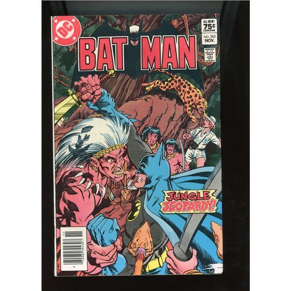 Batman #365 DC Comics (Nov. 1983) - Jungle Jeopardy!