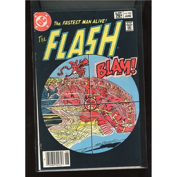 The Flash #322 (DC Comics, 1983) June Issue, Tron Ad Back