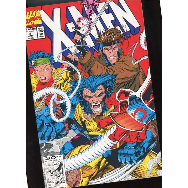 X-Men #4 (Marvel, 1991) 1st App. Omega Red - Jim Lee Art & Story