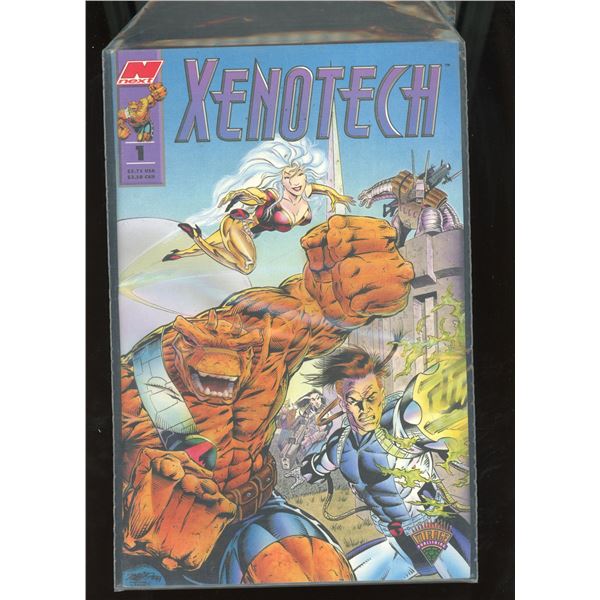Xenotech #1 Comic Book NeXT Comics (1993) Joe Madureira Cover