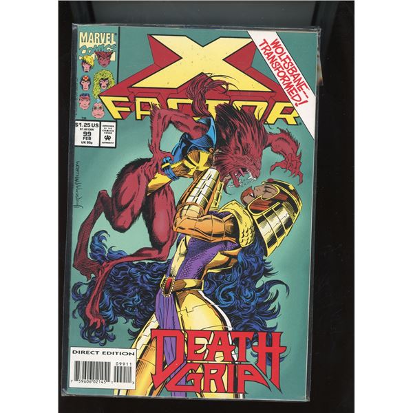 X-Factor #99 (Marvel Comics, 4/94) Wolfsbane Transformed! Direct Edition