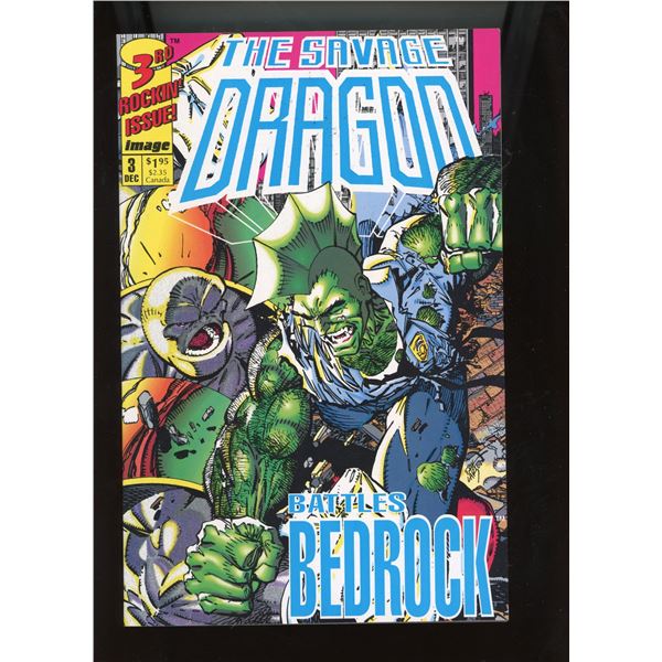 The Savage Dragon #3 Image Comics 12/93 Battles Bedrock