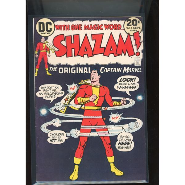 Shazam! Vol. 1 No. 5 (DC Comics, SEPT 1973) The Original Captain Marvel