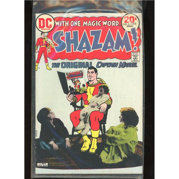 Shazam! #6 (DC Comics, 10/73) The Original Captain Marvel
