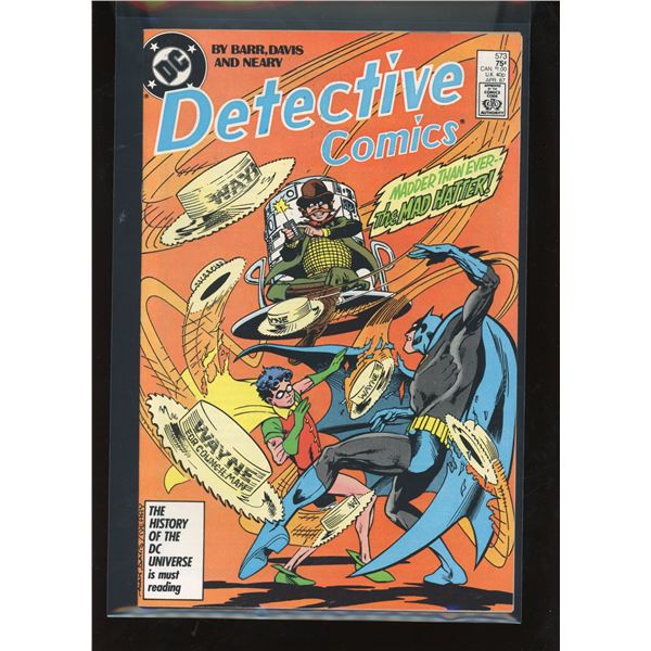 Detective Comics #573 (DC, 1987) - Mad Hatter Flips His Lids!