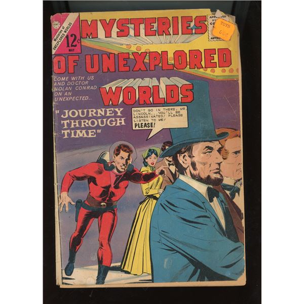 Mysteries of Unexplored Worlds #41 (Charlton Comics, 1964) Journey Through Time
