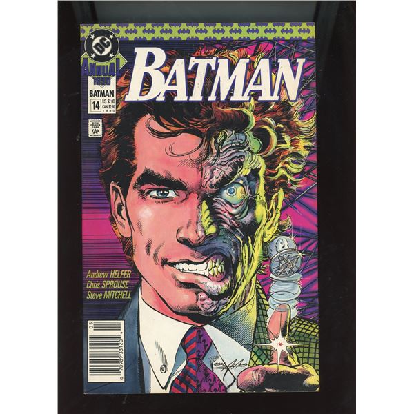 Batman Annual #14 (DC Comics, 1990) Two-Face, Neal Adams Cover