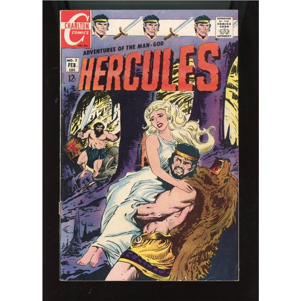 Hercules #3 (Charlton Comics, 1968) Adventures of the Man-God