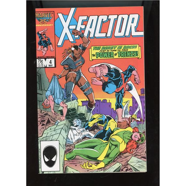 X-Factor #4 (Marvel Comics, May 1986) 1st Appearance of Frenzy