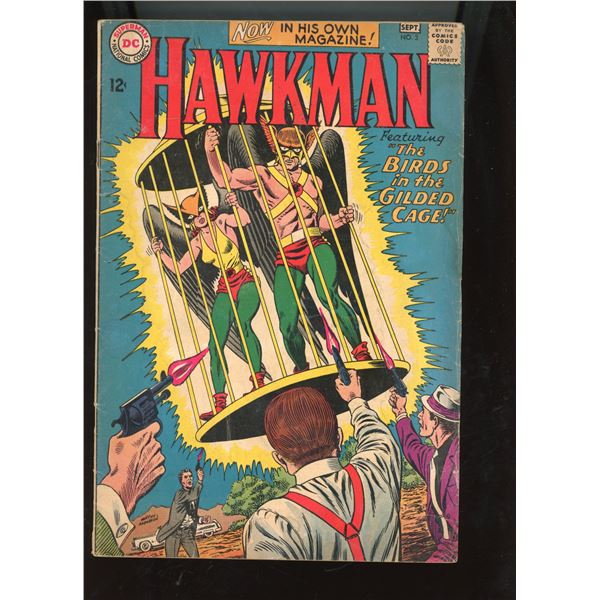 Hawkman #3 (DC Comics, 1964) "Featuring the BIRDS in the GILDED CAGE!"