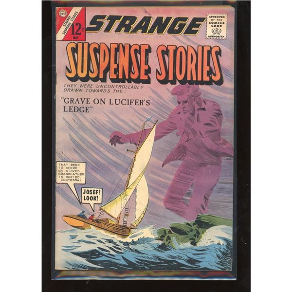 STRANGE SUSPENSE STORIES (Charlton, May, 12Â¢) Crave on Lucifer's Ledge