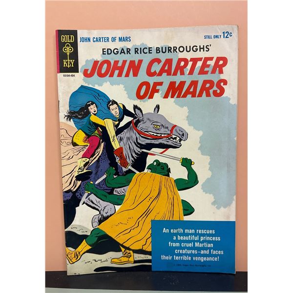 Edgar Rice Burroughs' John Carter of Mars #1 Comic Book (Gold Key, 1964)