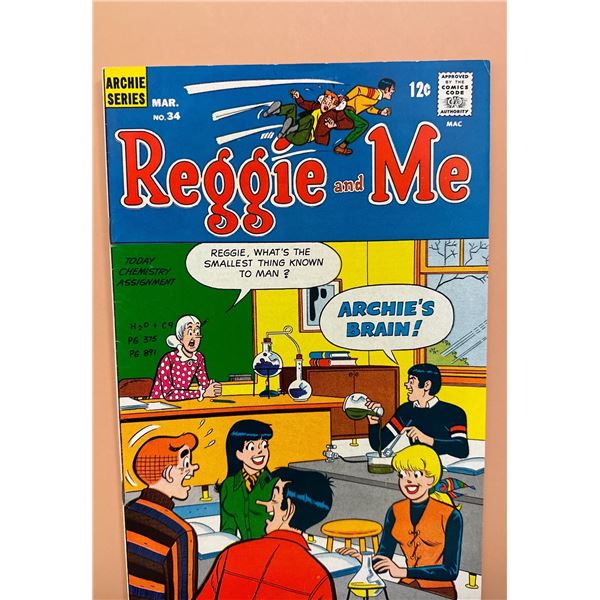 Reggie and Me #34 (Archie, 1969) Silver Age Comic Book