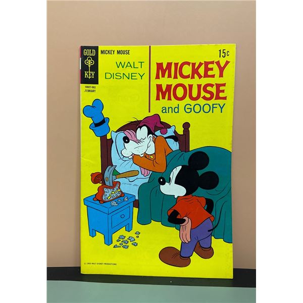 Walt Disney Mickey Mouse and Goofy #124 Gold Key 1970 Comic Book